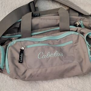 Cabela's Tan and Teal Women's Travel Bag